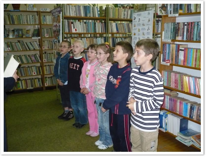 Pasowanie na czytelnika biblioteki 