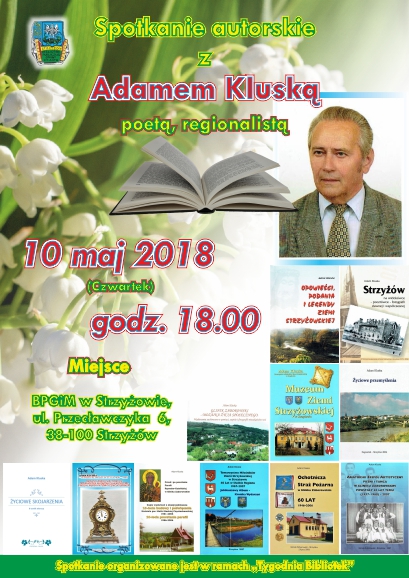 Spotkanie autorskie z Adamem Kluską