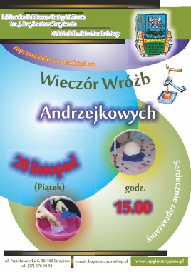 Wieczr wrb andrzejkowych w bibliotece