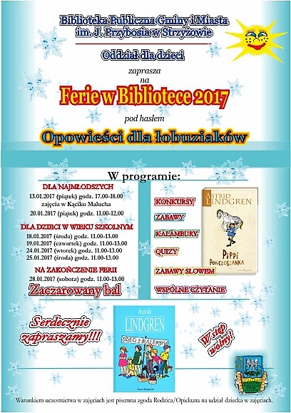 Ferie w Bibliotece 2017