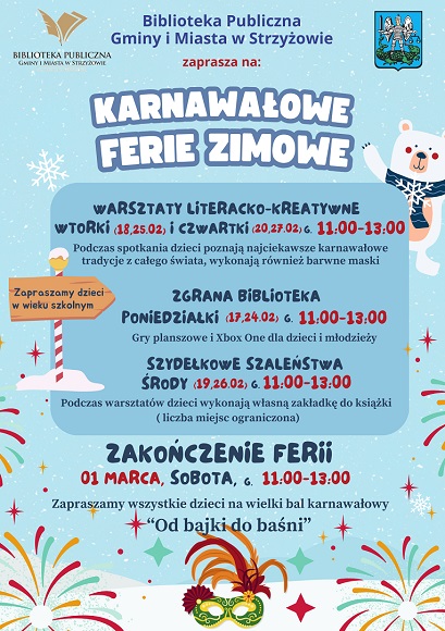 Karnawaowe ferie w bibliotece”