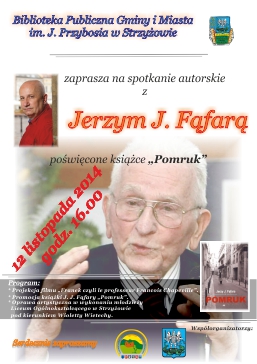 Spotkanie autorskie z Jerzym J. Fąfarą