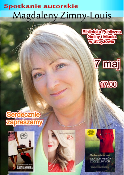 Spotkanie autorskie z Magdaleną Zimny-Louis