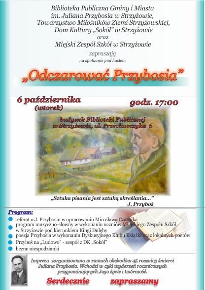 Odczarować Przybosia
