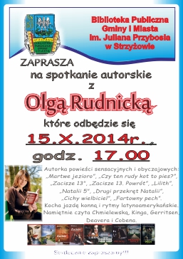 Spotkanie autorskie z Olg Rudnick