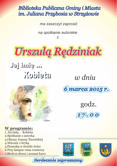 Spotkanie z Urszulą Rędziniak