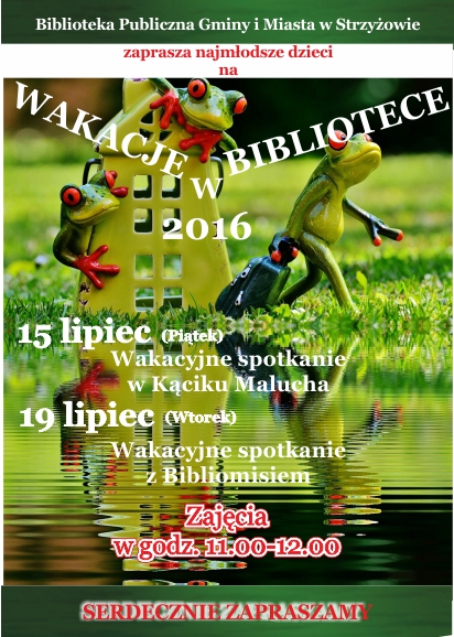 Wakacje w bibliotece 2016