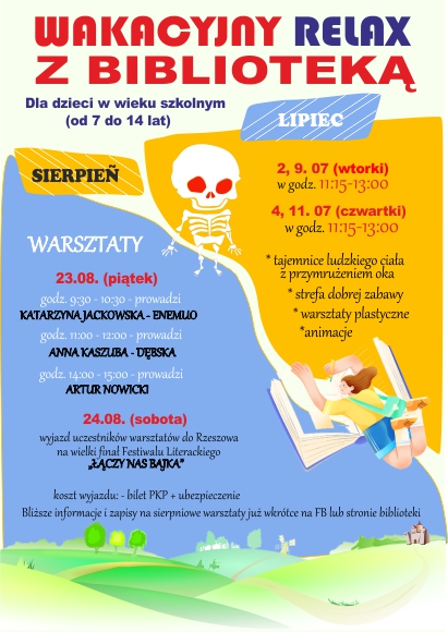 Wakacyjny  RELAX  Z BIBLIIOTEK