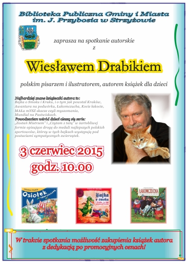 Spotkanie autorskie z Wiesławem Drabikiem
