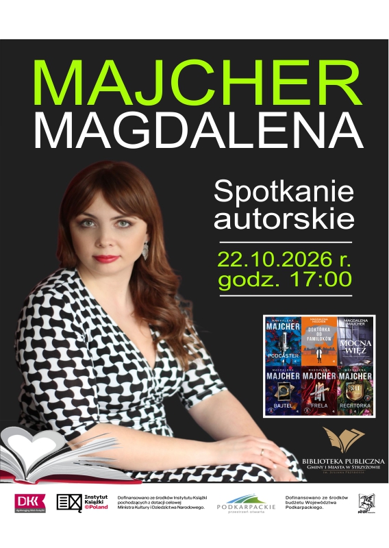 Wieczorek autorski z Magdaleną Majcher