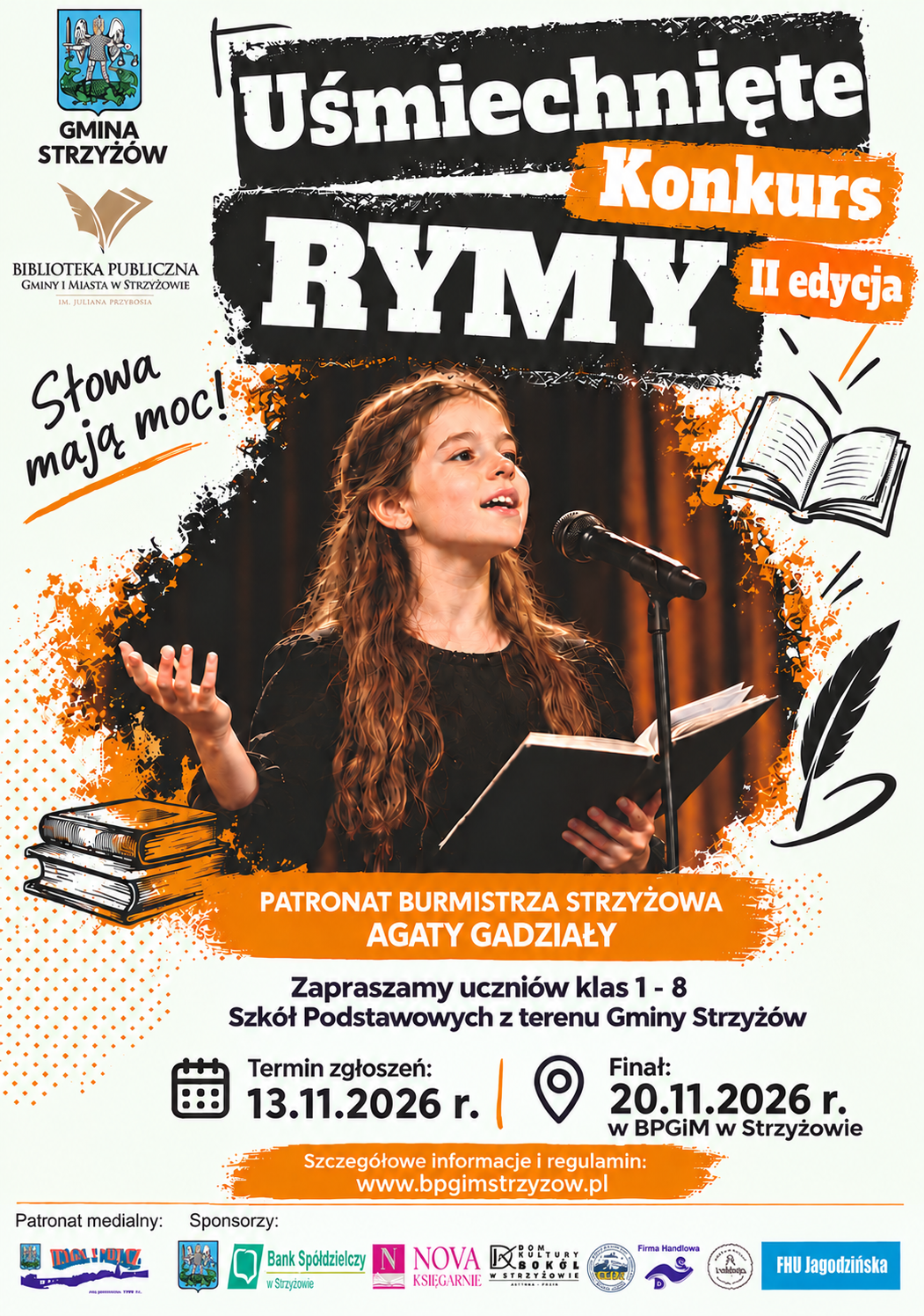 REGULAMIN GMINNEGO KONKURSU RECYTATORSKIEGO „UŚMIECHNIĘTE RYMY”
Postanowienia ogólne…